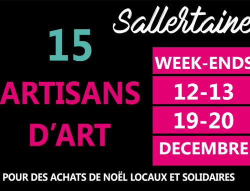 Mobilisations des artisans d’art pour les 2 week-ends avant Noël